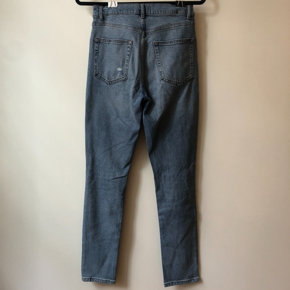 REFORMATION Miami Destroyed High Rise Distressed Skinny Jeans | Size 28 - Picture 5 of 9